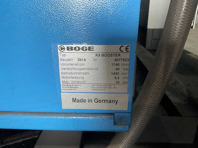 2014 boge k8 perslucht installatie - afbeelding 27 van  31