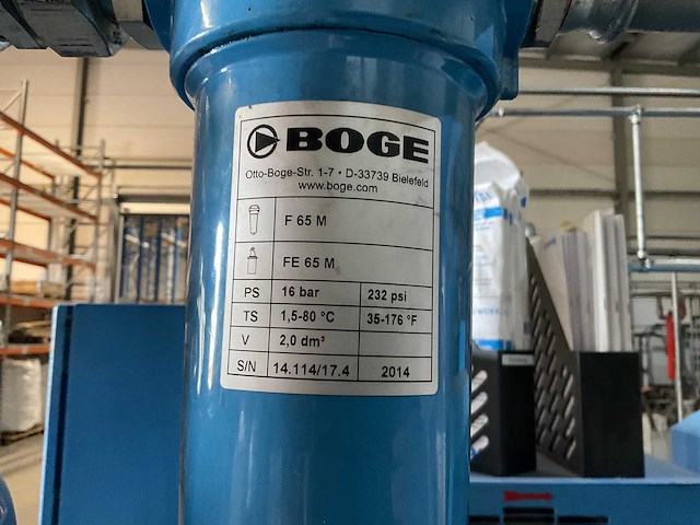 2014 boge k8 perslucht installatie - afbeelding 30 van  31