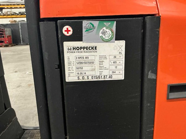 2014 bt ose250p orderpicker - afbeelding 13 van  14