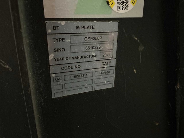 2014 bt ose250p orderpicker - afbeelding 13 van  13