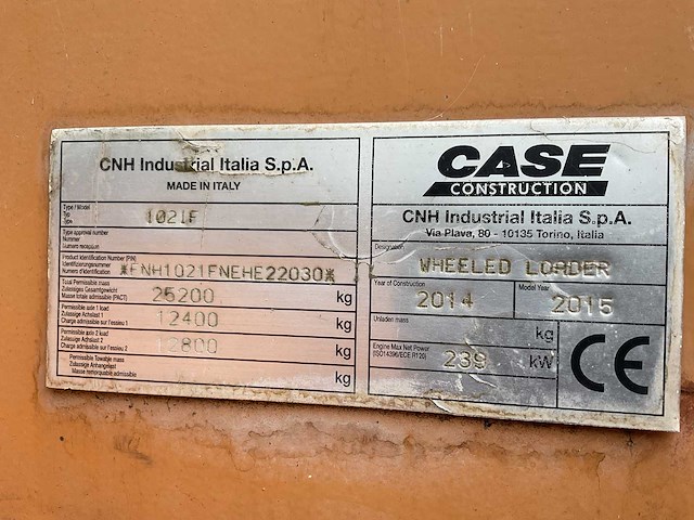 2014 case 1021f shovel - afbeelding 27 van  27
