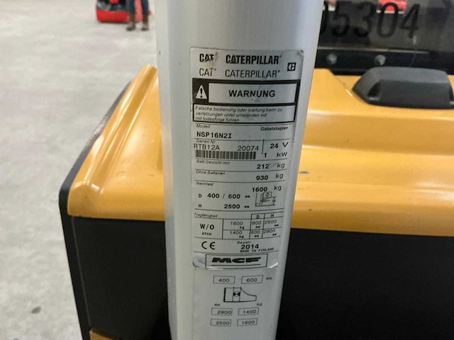 2014 caterpillar rtb12a stapelaar - afbeelding 2 van  11