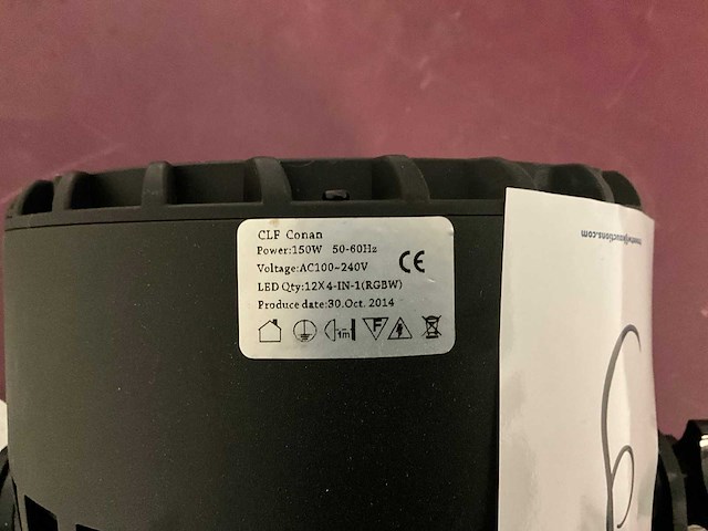 2014 clf hercules lile 0260 led-par (3x) - afbeelding 5 van  6