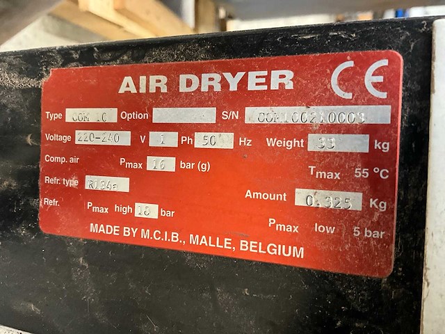 2014 coenraads compact 10 persluchtdroger (2x) - afbeelding 4 van  4