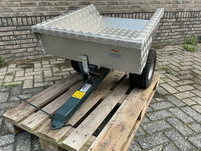 2014 cramer zitmaaier aanhangwagen pick up trailer zitmaaier - afbeelding 2 van  14