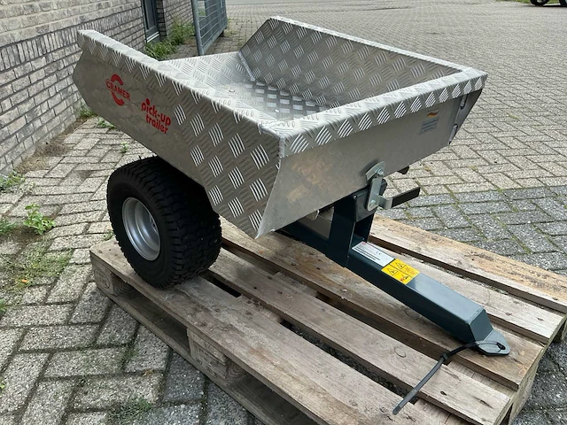 2014 cramer zitmaaier aanhangwagen pick up trailer zitmaaier - afbeelding 4 van  14
