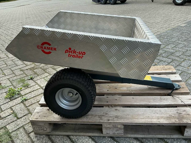 2014 cramer zitmaaier aanhangwagen pick up trailer zitmaaier - afbeelding 5 van  14