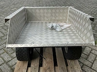2014 cramer zitmaaier aanhangwagen pick up trailer zitmaaier - afbeelding 8 van  14