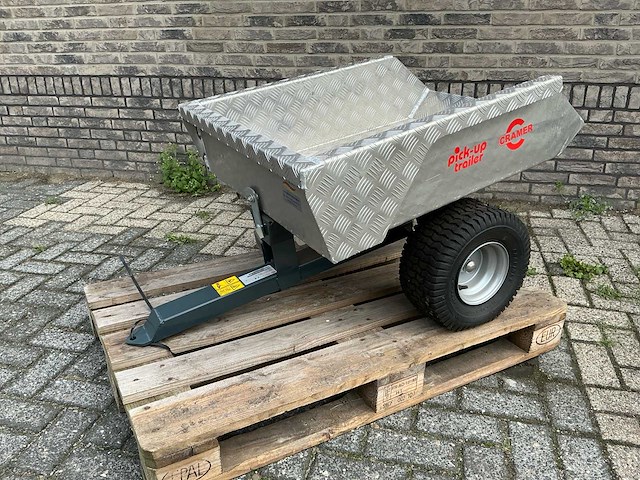 2014 cramer zitmaaier aanhangwagen pick up trailer zitmaaier - afbeelding 1 van  14