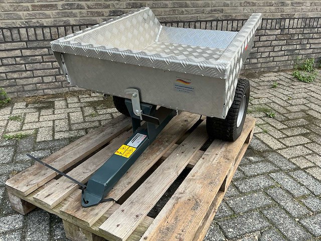2014 cramer zitmaaier aanhangwagen pick up trailer zitmaaier - afbeelding 7 van  14