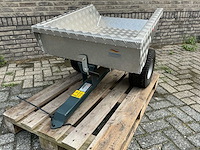 2014 cramer zitmaaier aanhangwagen pick up trailer zitmaaier - afbeelding 7 van  14