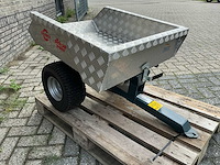 2014 cramer zitmaaier aanhangwagen pick up trailer zitmaaier - afbeelding 9 van  14
