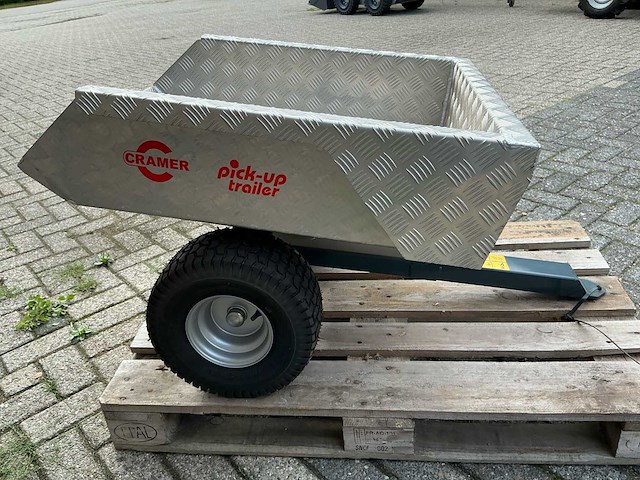2014 cramer zitmaaier aanhangwagen pick up trailer zitmaaier - afbeelding 10 van  14