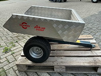 2014 cramer zitmaaier aanhangwagen pick up trailer zitmaaier - afbeelding 10 van  14