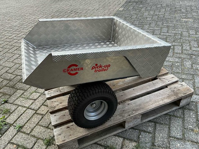 2014 cramer zitmaaier aanhangwagen pick up trailer zitmaaier - afbeelding 11 van  14