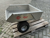 2014 cramer zitmaaier aanhangwagen pick up trailer zitmaaier - afbeelding 11 van  14