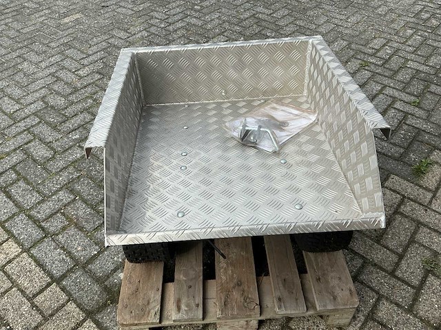 2014 cramer zitmaaier aanhangwagen pick up trailer zitmaaier - afbeelding 12 van  14