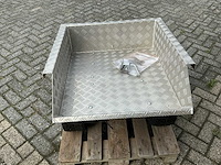 2014 cramer zitmaaier aanhangwagen pick up trailer zitmaaier - afbeelding 12 van  14