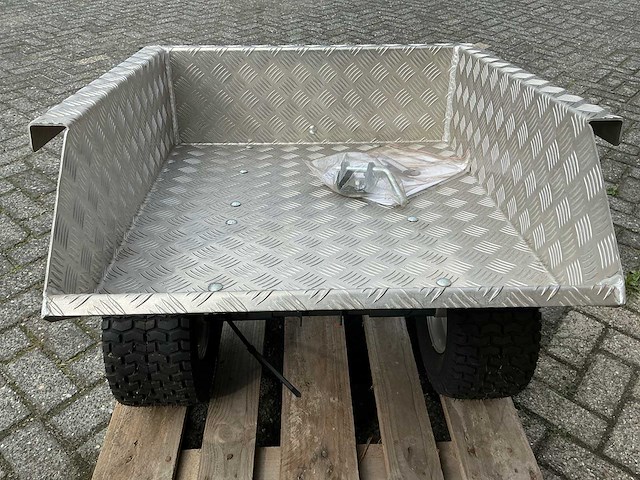 2014 cramer zitmaaier aanhangwagen pick up trailer zitmaaier - afbeelding 13 van  14