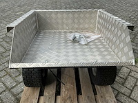 2014 cramer zitmaaier aanhangwagen pick up trailer zitmaaier - afbeelding 13 van  14