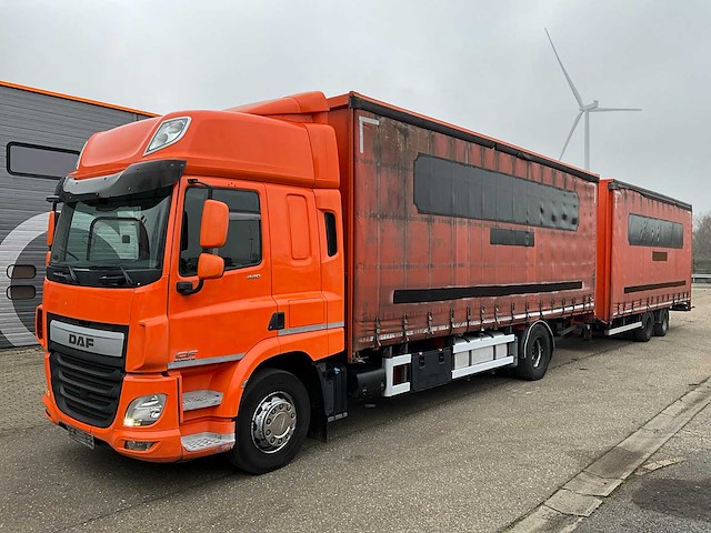 2014 daf cf440 euro6 vrachtwagen met 2004 meert aanhanger - afbeelding 1 van  49