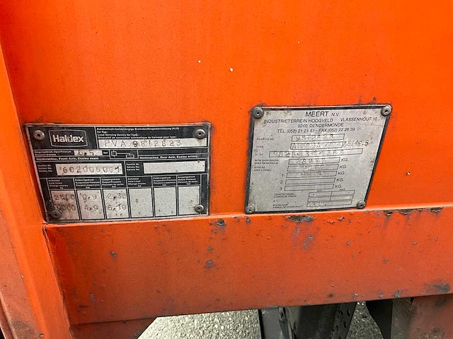 2014 daf cf440 euro6 vrachtwagen met 2004 meert aanhanger - afbeelding 29 van  49