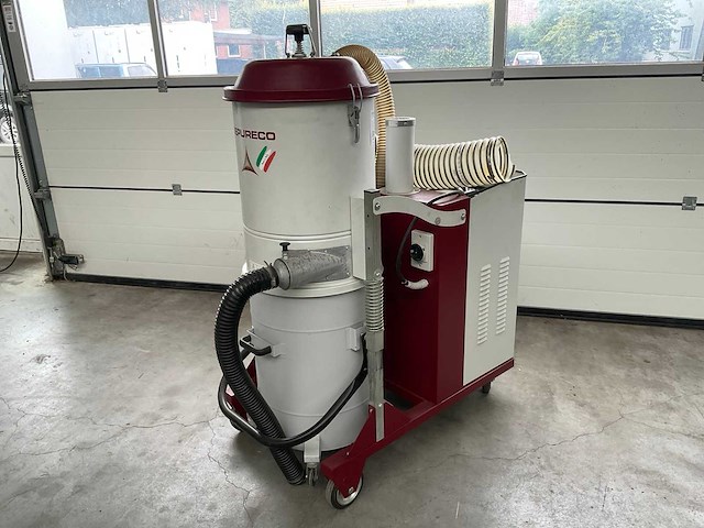 2014 depureco fox 5.5p 100 lt verrijdbare industriële stofzuiger - afbeelding 1 van  10