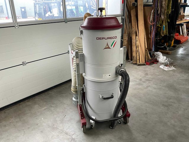 2014 depureco fox 5.5p 100 lt verrijdbare industriële stofzuiger - afbeelding 3 van  10