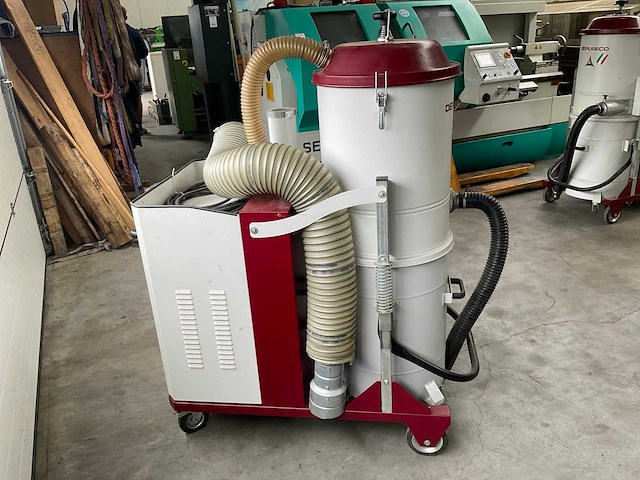2014 depureco fox 5.5p 100 lt verrijdbare industriële stofzuiger - afbeelding 4 van  10