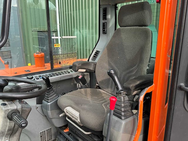 2014 doosan dx55w mobiele graafmachine - afbeelding 6 van  26