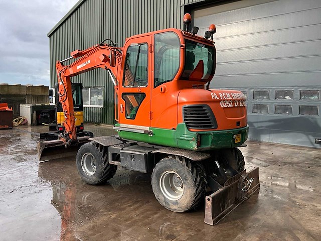 2014 doosan dx55w mobiele graafmachine - afbeelding 20 van  26