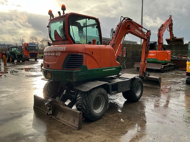 2014 doosan dx55w mobiele graafmachine - afbeelding 21 van  26
