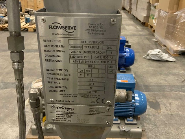 2014 durco flowserve mark31iso centrifugaalpomp - afbeelding 9 van  10