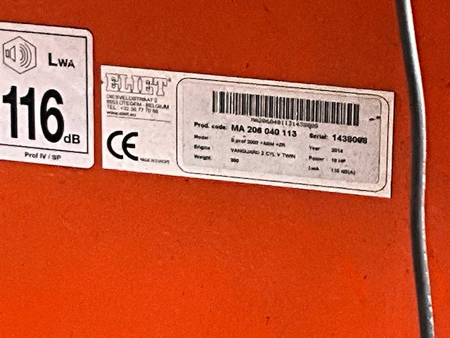 2014 eliet superprof 2000 houthakselaar - afbeelding 11 van  19