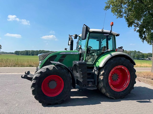 2014 fendt 722 vierwielaangedreven landbouwtractor - afbeelding 8 van  11