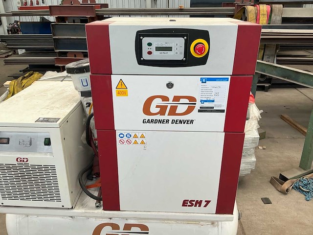 2014 gardner denver esm 7 tk-104 schroefcompressor - afbeelding 4 van  25