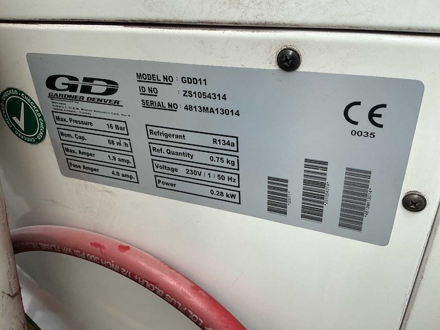 2014 gardner denver esm 7 tk-104 schroefcompressor - afbeelding 18 van  25