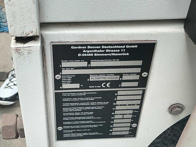 2014 gardner denver esm 7 tk-104 schroefcompressor - afbeelding 12 van  18