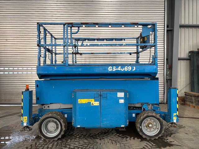 2014 genie gs 4069 dc schaarhoogwerker accu 2023 - afbeelding 1 van  1