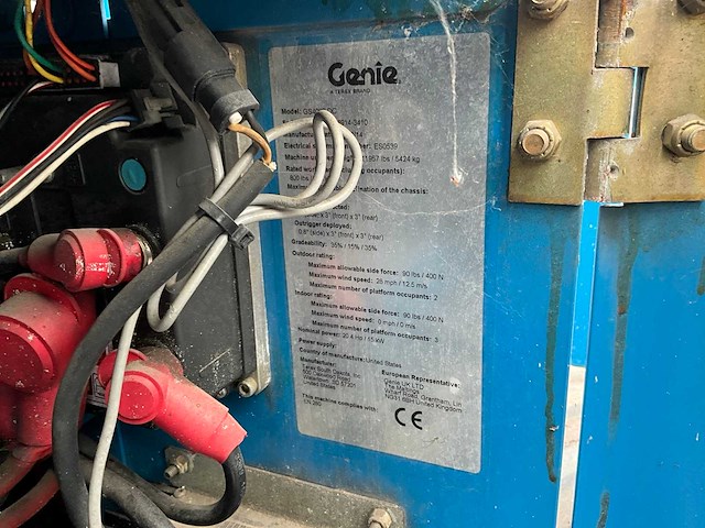 2014 genie gs-4069dc hoogwerker - afbeelding 12 van  20