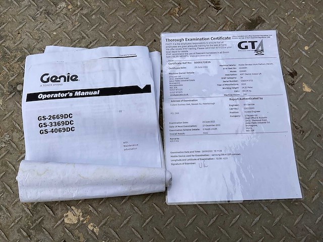 2014 genie gs-4069dc hoogwerker - afbeelding 11 van  20