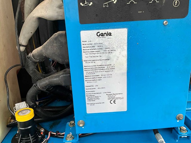 2014 genie s-45 telescoop hoogwerker - afbeelding 22 van  29