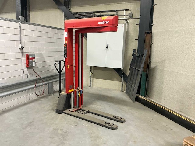 2014 girotec rdl 1800 mobile palletfoliewikkelaar - afbeelding 1 van  8