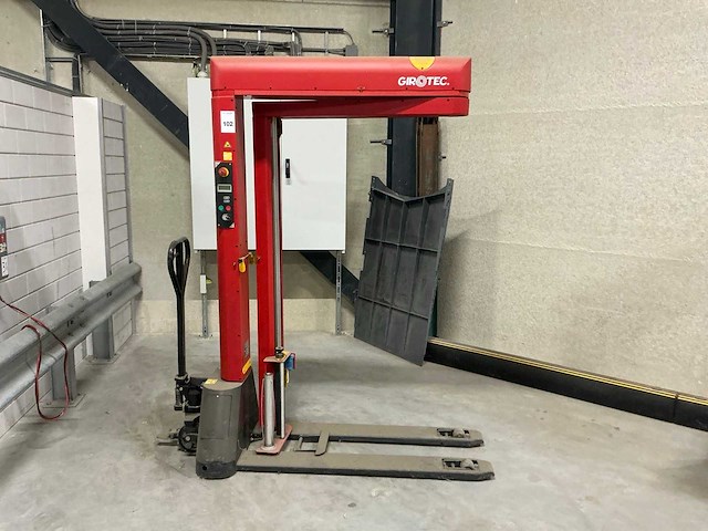 2014 girotec rdl 1800 mobile palletfoliewikkelaar - afbeelding 2 van  8