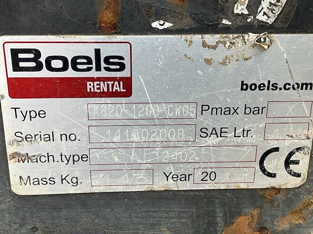 2014 gp equipment kb20-1200 kantelbak cw05 - afbeelding 2 van  10