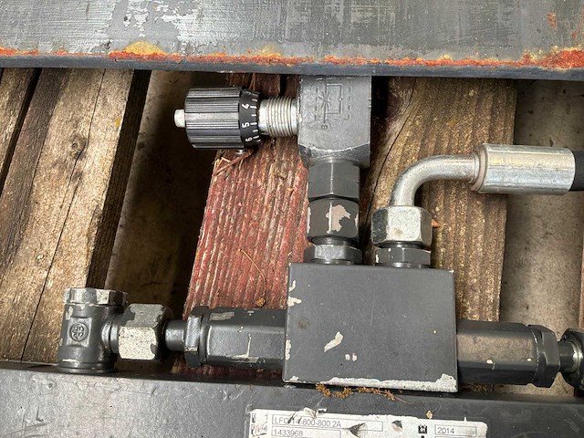 2014 griptech-kooi lfq 14-800-800 2a hydraulische mastverlenger - afbeelding 5 van  6