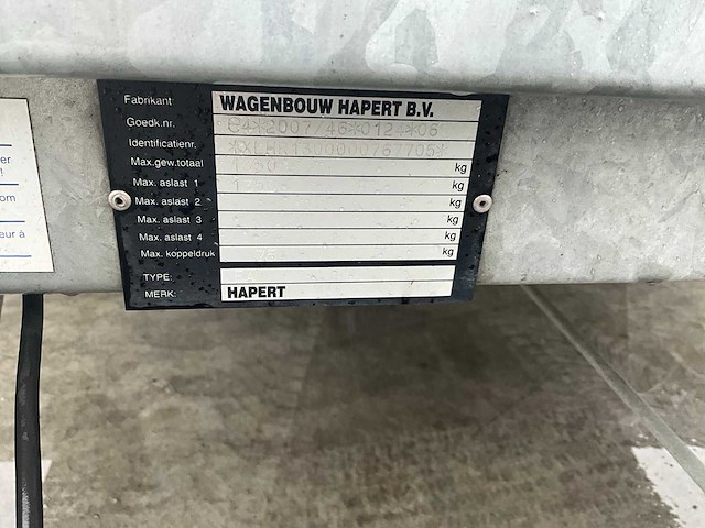 2014 hapert ea 201 koel aanhangwagen - afbeelding 6 van  6