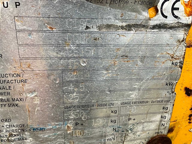 2014 haulotte compact 8 hoogwerker - afbeelding 4 van  12