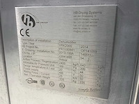 2014 hb drying systems vrk 2000 absorbtiedroger food grade - afbeelding 5 van  5