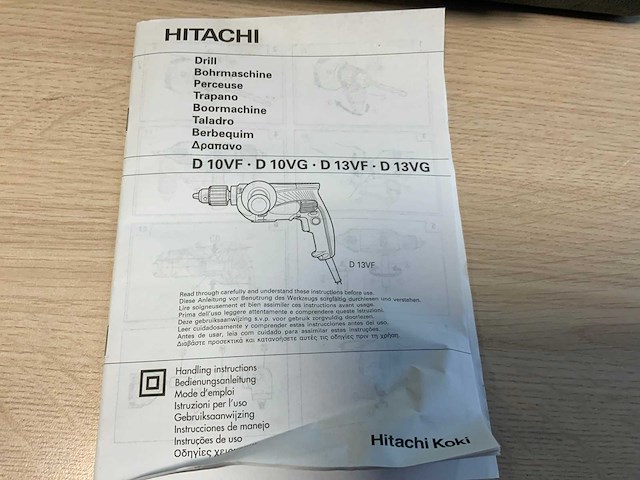 2014 hitachi d13vg boormachine - afbeelding 4 van  6